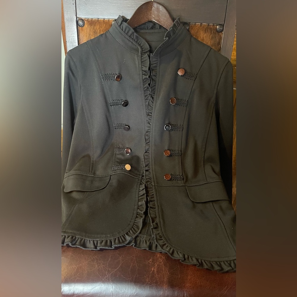 Kasper Black Long Sleeve Blazer - Large